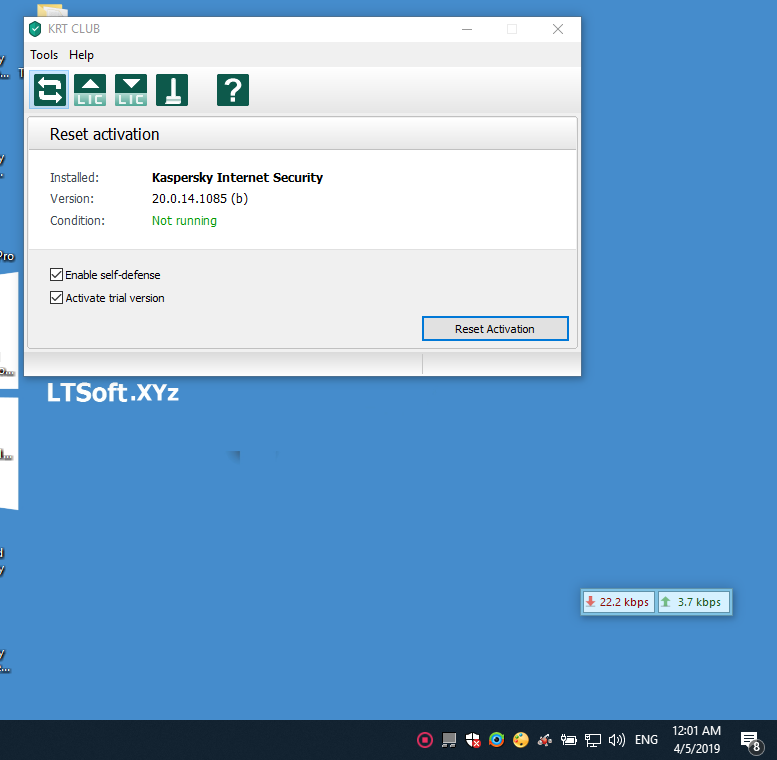 Kaspersky Trial Reset KRT CLUB (2.0.0.35) 64 Bit
