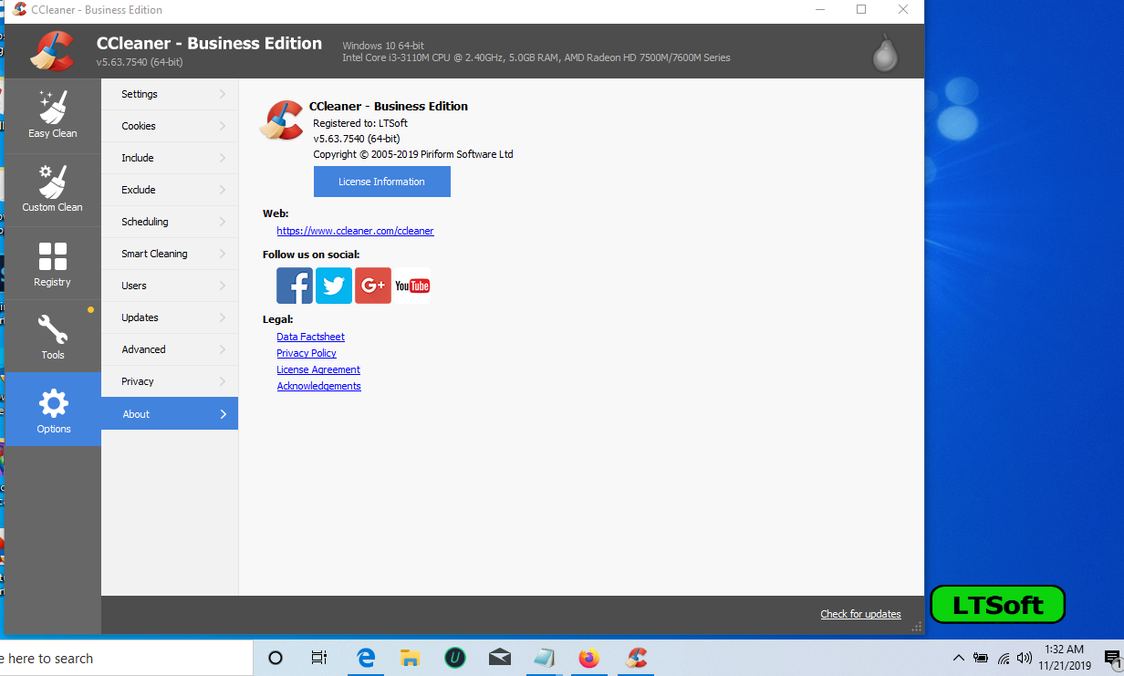 Ccleaner Professional Business Technician V5 65 0 7632 License