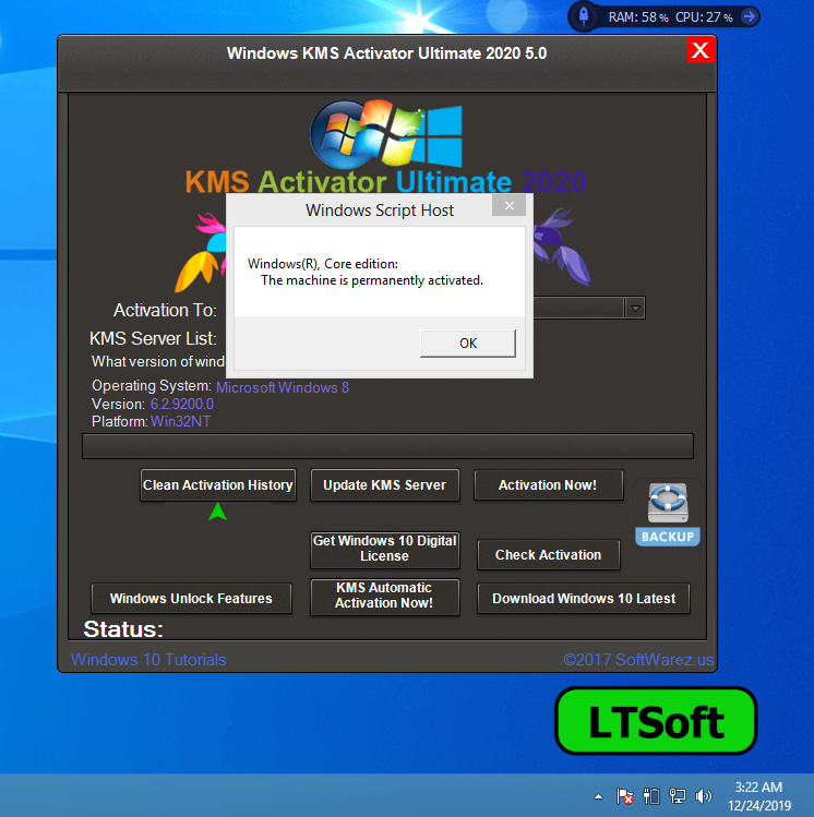 Windows KMS Activator Ultimate 2020 5.0 » LT Soft