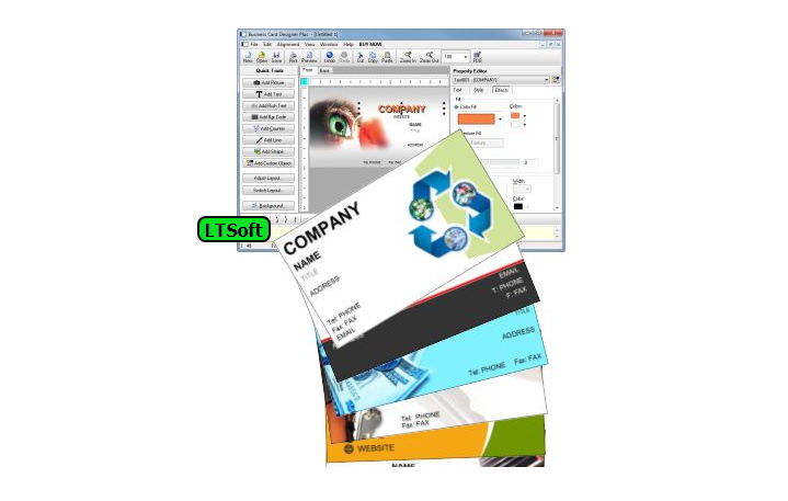 download Business Card Designer 5.23 + Pro free