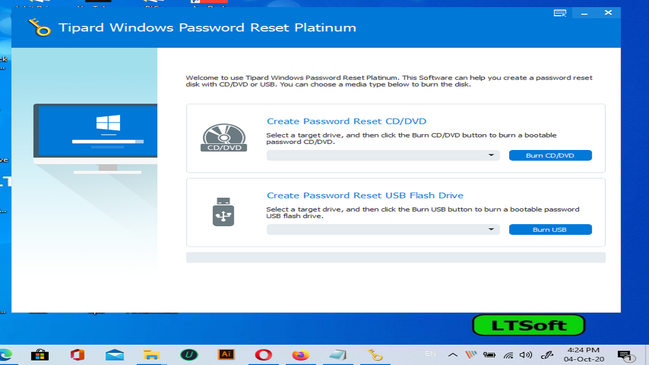 windows 10 reset password usb download